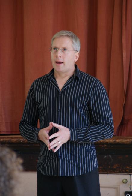 Soloist, Mike Jeffree, performs in the end-of-term concert